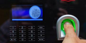 Biometric time clock system